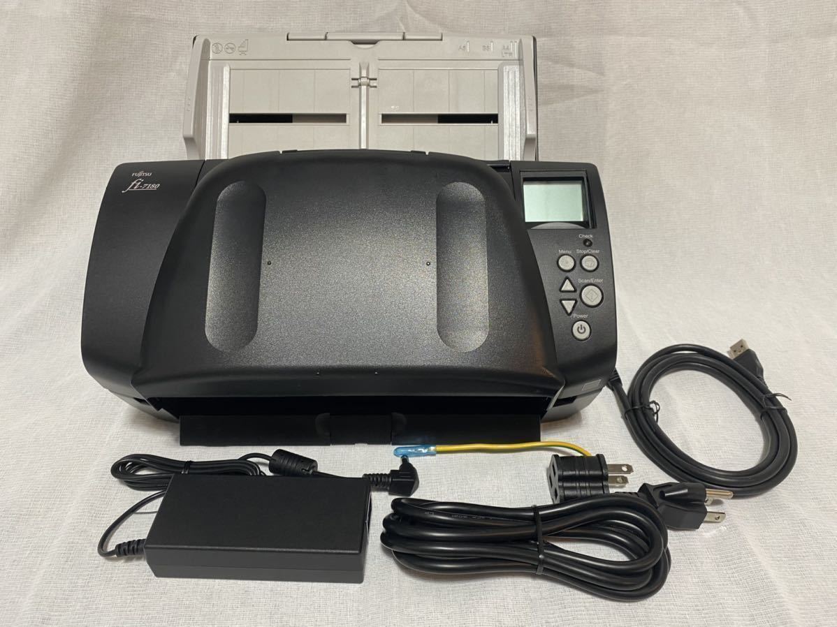 美品】スキャナ fi-7180 FUJITSU 富士通 A4 カラー 両面 richproducts