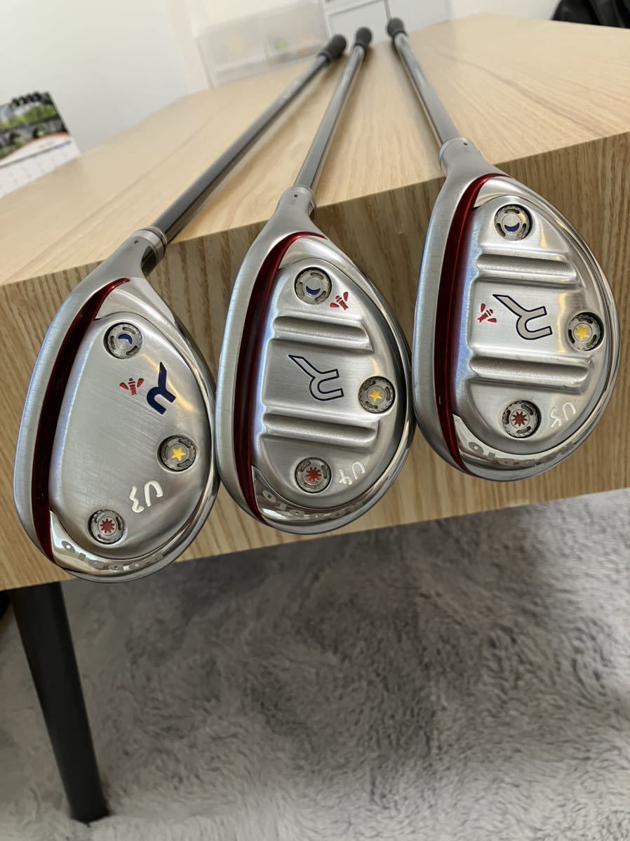 素敵でユニークなゴルフRODDIO U3, U4, U5, STELLA6、予備スチールノーマル3個、オマケSTELLA