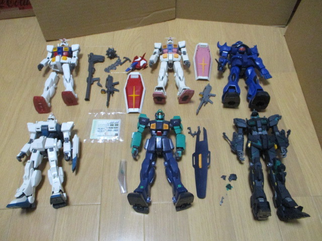 ヤフオク! - ガンプラ MG 1/100 ジャンク品 6体セット【完成品...