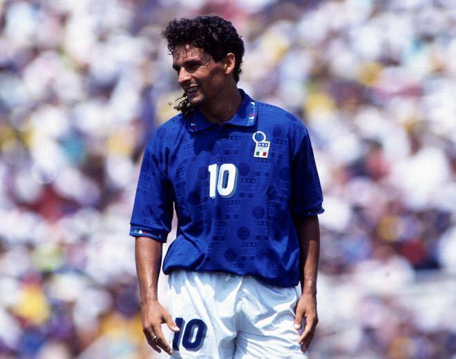 1994年 イタリア製 イタリア代表 ユニフォーム ロベルト・バッジョ-