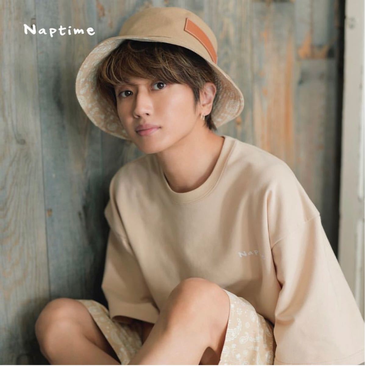 naptime Nissy 西島隆弘 HAT 帽子 フリーサイズ ベージュ｜PayPayフリマ