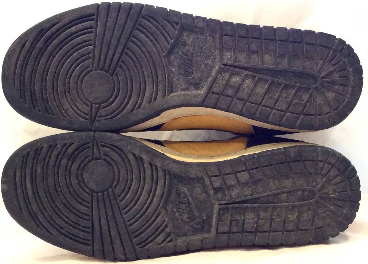 ☆85年製 オリジナル NIKE ダンク DUNK HI 紺黄 US13 ビッグ ☆85年製 オリジナル NIKE ダンク DUNK HI 紺黄 US13 ビッグ