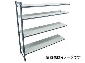 CAMBRO 固定追加ユニット エレメンツシェルフ(アドオンソリッド4段) ESA184272S(7686358)