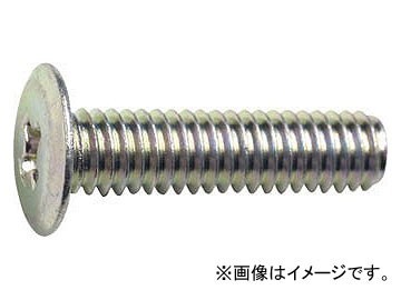 トラスコ中山 超低頭小ねじ 三価クロメート M4×16 TFSC-0416(8195322) 入数：1PK(18本)_画像1