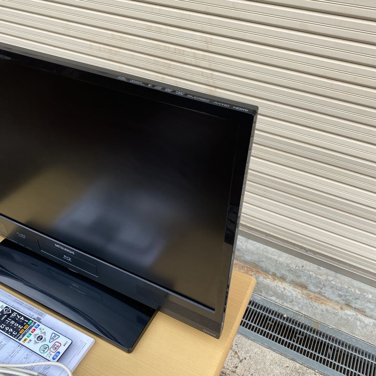 三菱 液晶テレビ ブルーレイレコーダー内蔵 LCD-A32BHR6 取説 リモコン