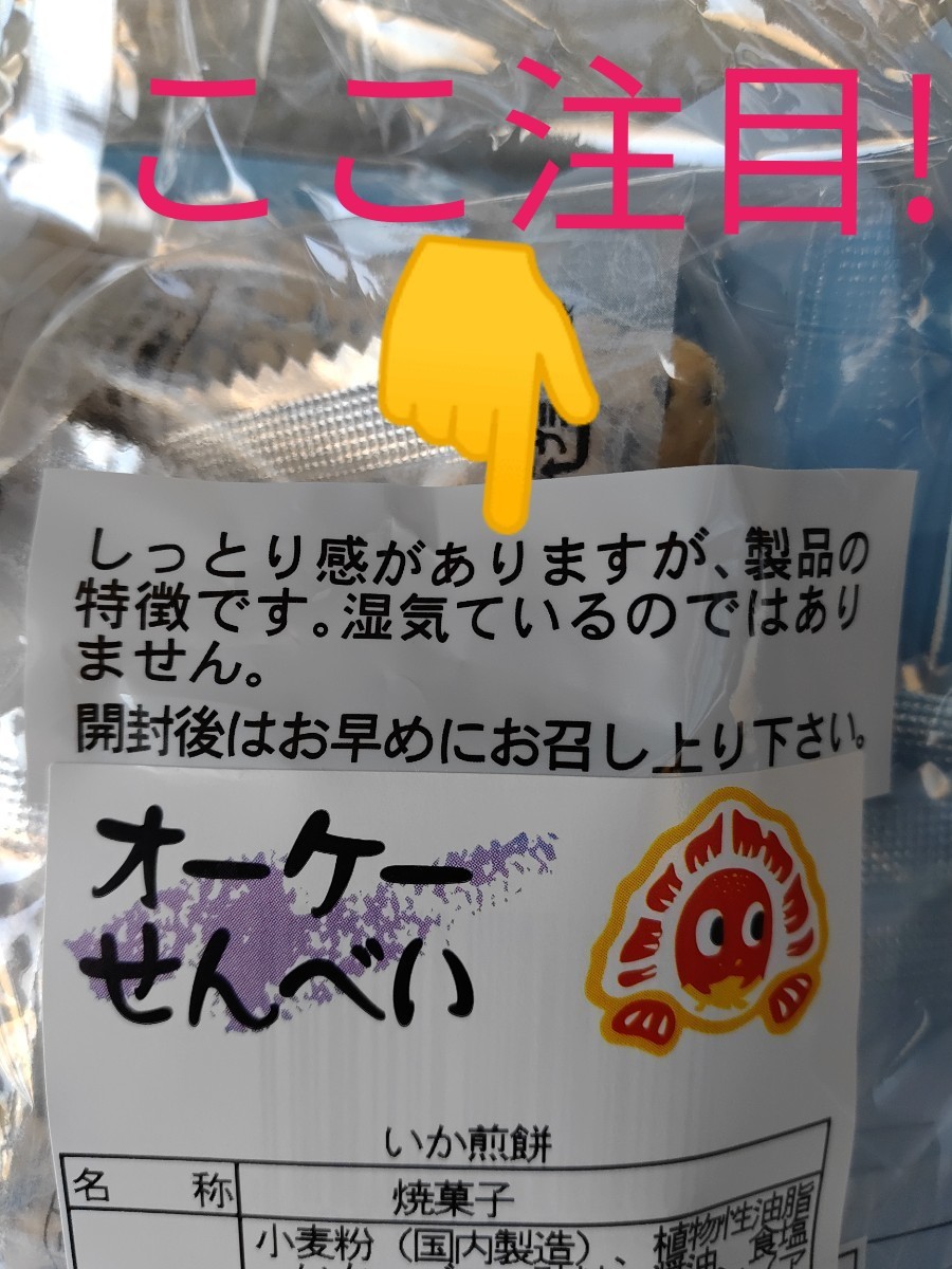 いかせんべい 10袋(1箱分)青森県弘前市オーケー製菓