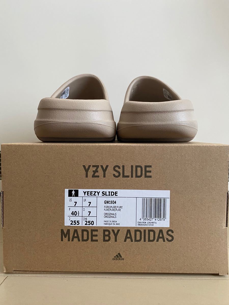 新品未使用】adidas YEEZY SLIDE “Pure” 希少 25.5cm イージースライド サンダル ccorca.org
