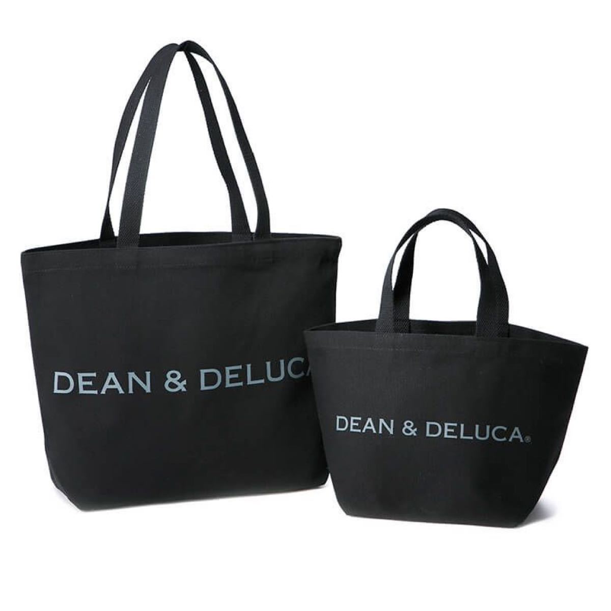 DEAN&DELUCA トートバッグ ディーン&デルーカ ディーンアンドデルーカ S ブラック ランチバッグ ハンドバッグ