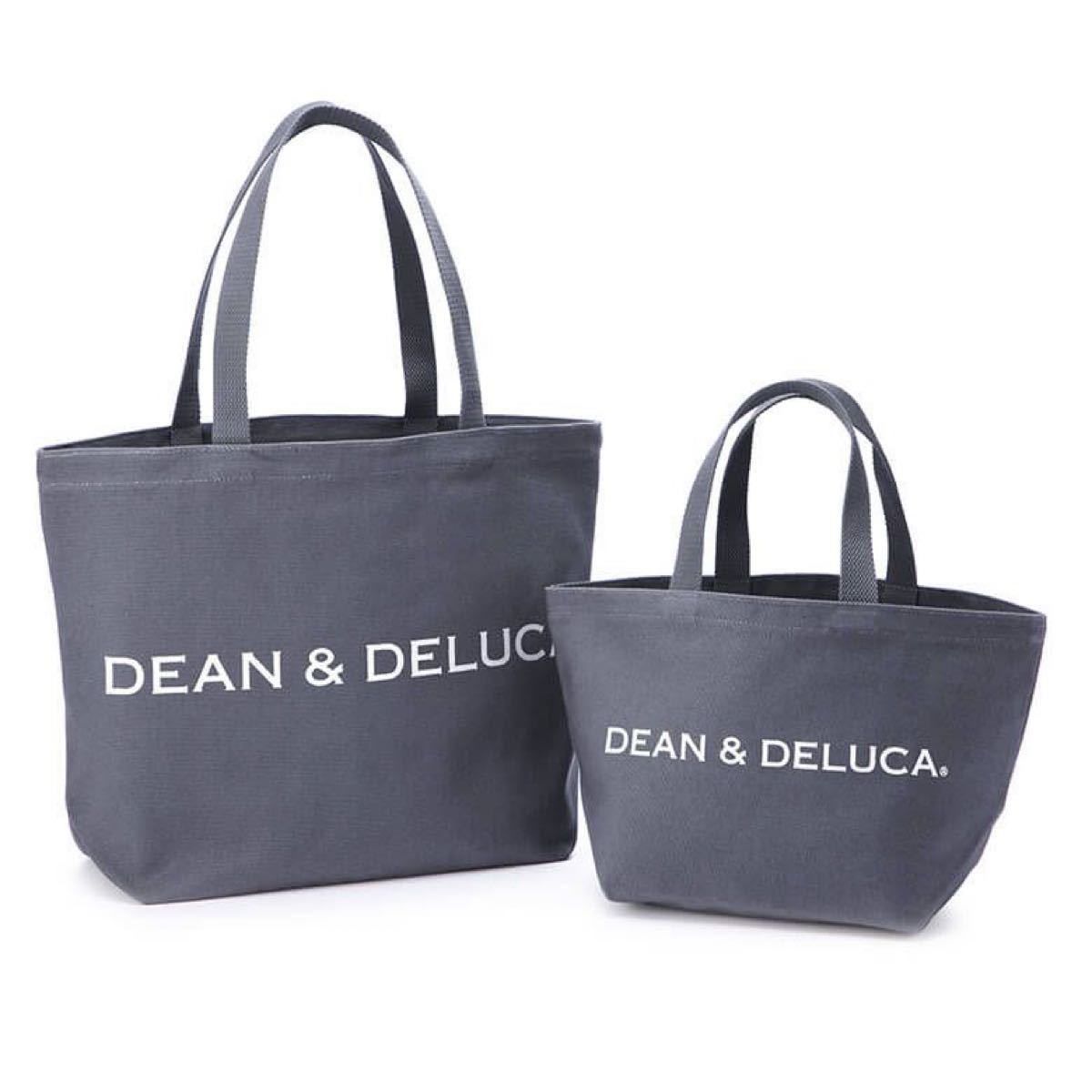 DEAN&DELUCA トートバッグ ディーン&デルーカ ディーンアンドデルーカ チャコールグレー グレー S ハンドバッグ