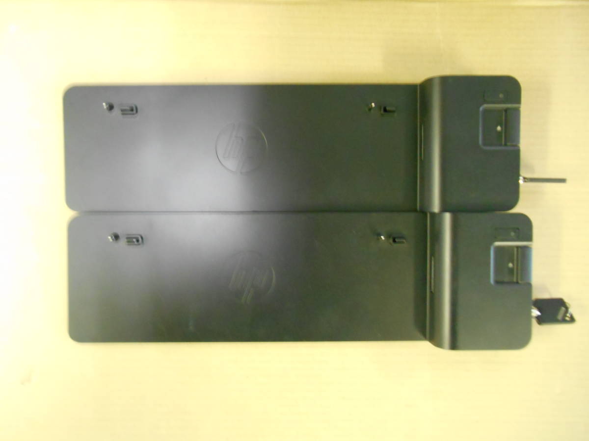 HP 2013 2個セット ウルトラスリム ドッキングステーション 鍵付き HSTNN-IX10 D9Y32AA (8_画像1