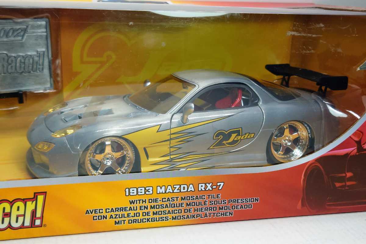 ** waste number rare Jada 1993 Mazda RX-7 MAZDA JadaToys 1/24 Import Racer! 20th Anniversary**
