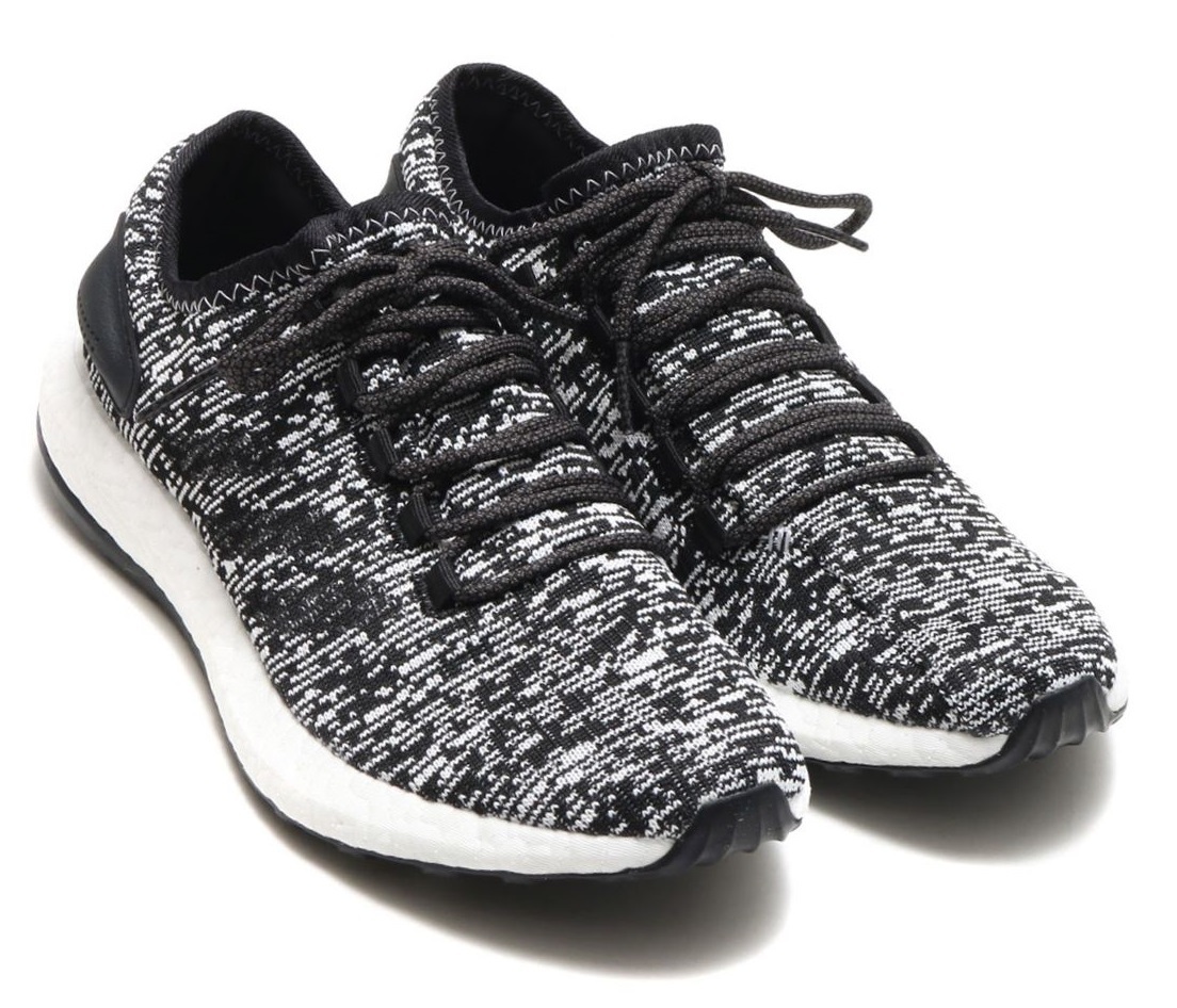 ☆adidas Pure BOOST 黒/白 27.5cm アディダス ピュアブースト ニット PureBOOST S81995_画像1