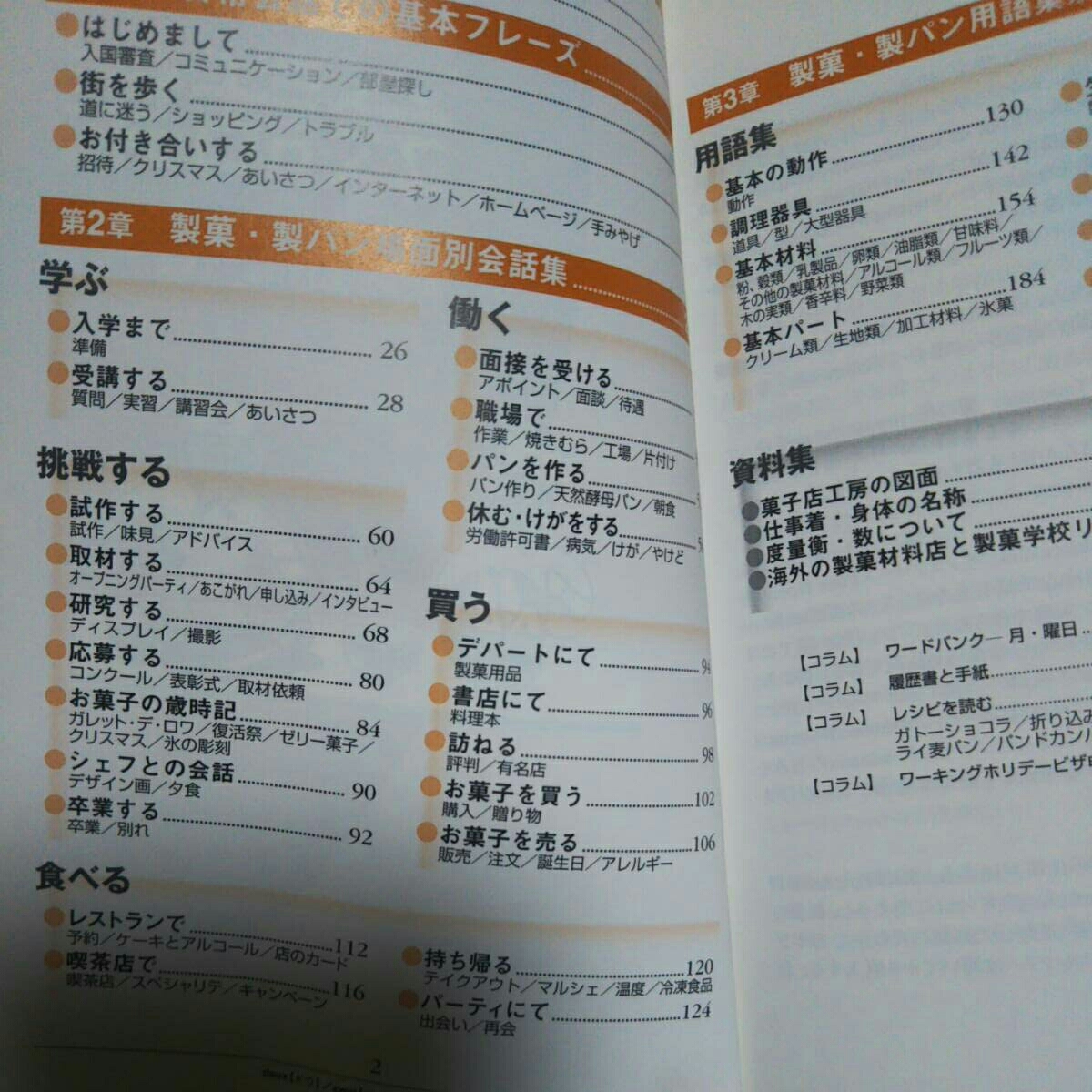 お菓子・パンを学ぶ人のためのフランス語・ドイツ語・英語 会話集 協同組合 全日本洋菓子工業会 中古 004