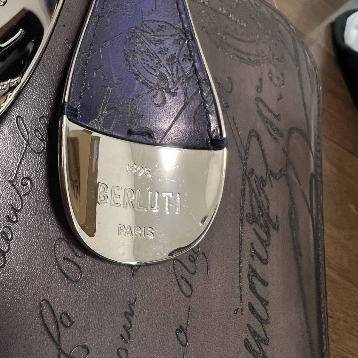 美品】BERLUTI ベルルッティ シューホーン キーリング 美品】BERLUTI ベルルッティ シューホーン キーリング