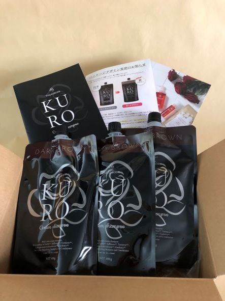 バランローズ KUROクリームシャンプー(ダークブラウン400g):3個