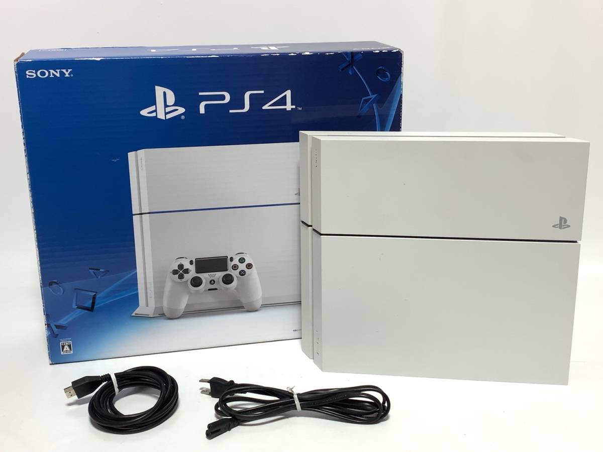 PS4本体 グレイシャー・ホワイト 500GB CUH-1200A-