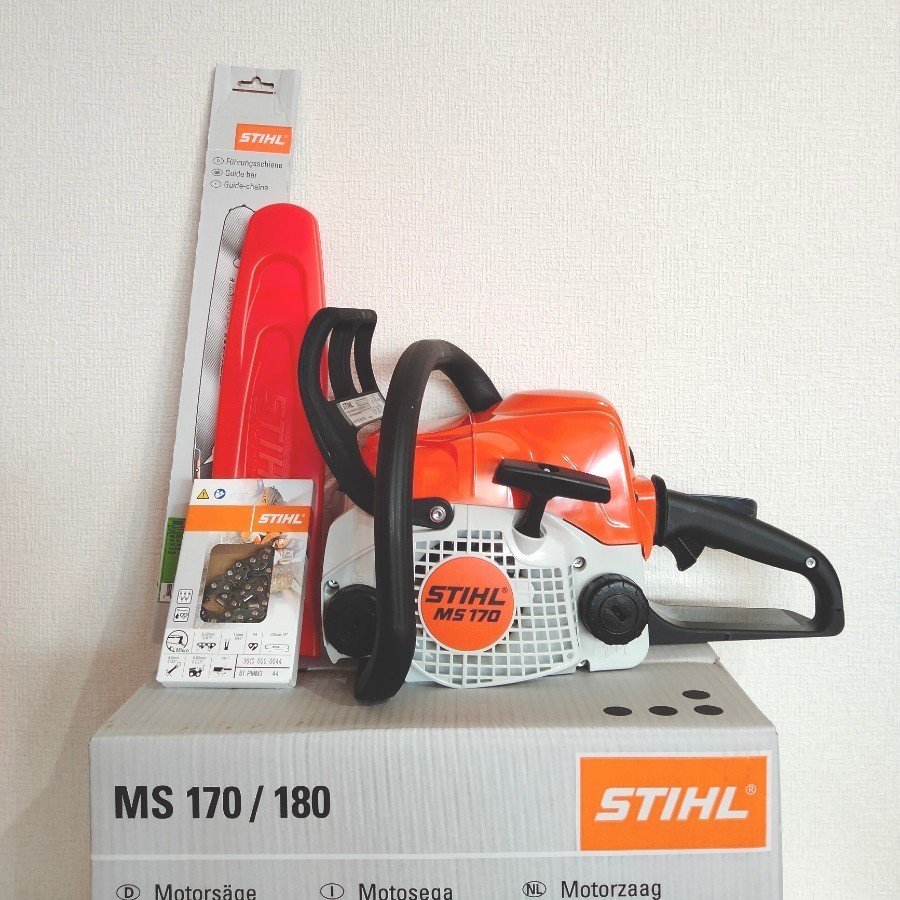 送料無料 新品 未使用品 STIHL MS 170 30cm エンジンチェンソー