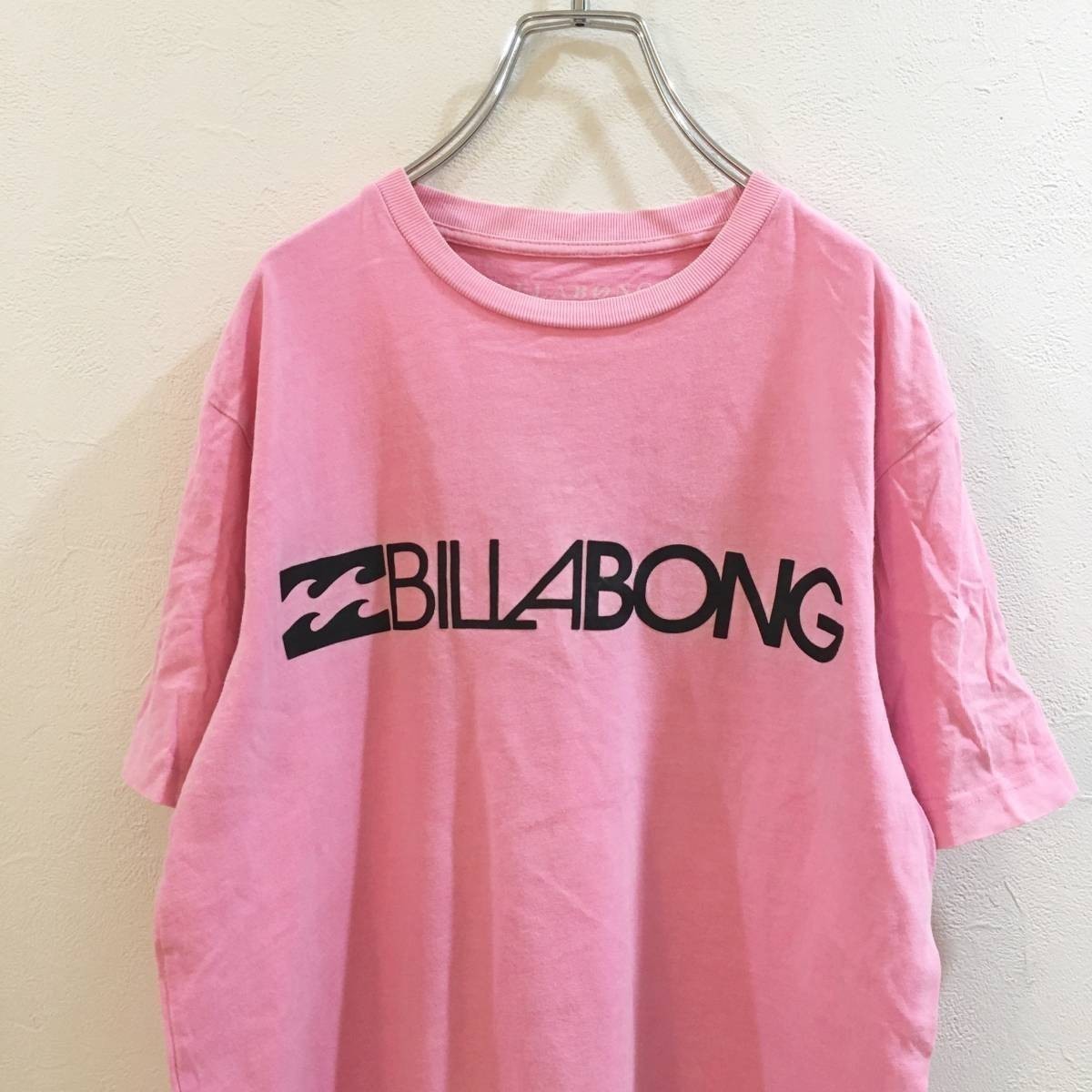 ◆お洒落な逸品◆BILLABONG/ビラボン 半袖 Tシャツ サーフィン ピンク メンズ M ON2033_画像3