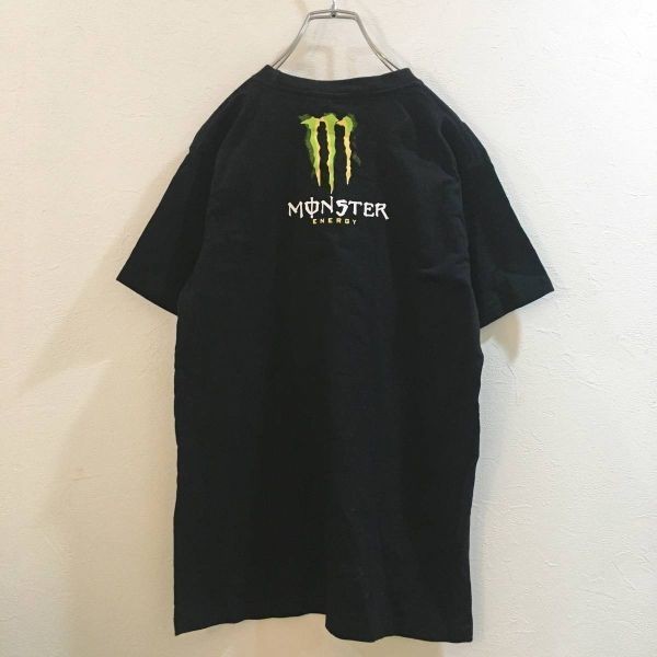 ◆お洒落な逸品◆monster energy/モンスターエナジー 半袖 Tシャツ ブラック 黒 メンズ S ON1865_画像7