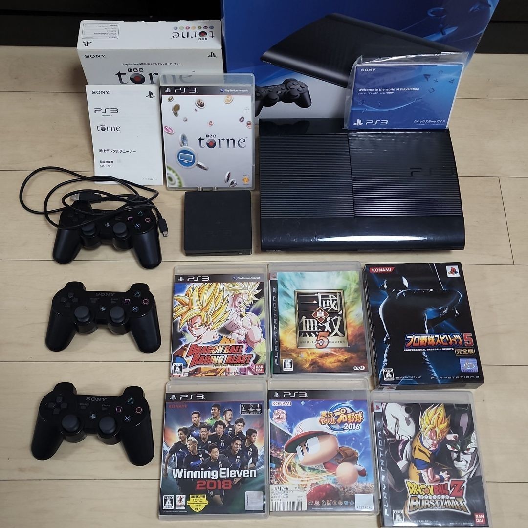 SONY PlayStation3 CECH-4300C torneセット コントローラー3つ | www