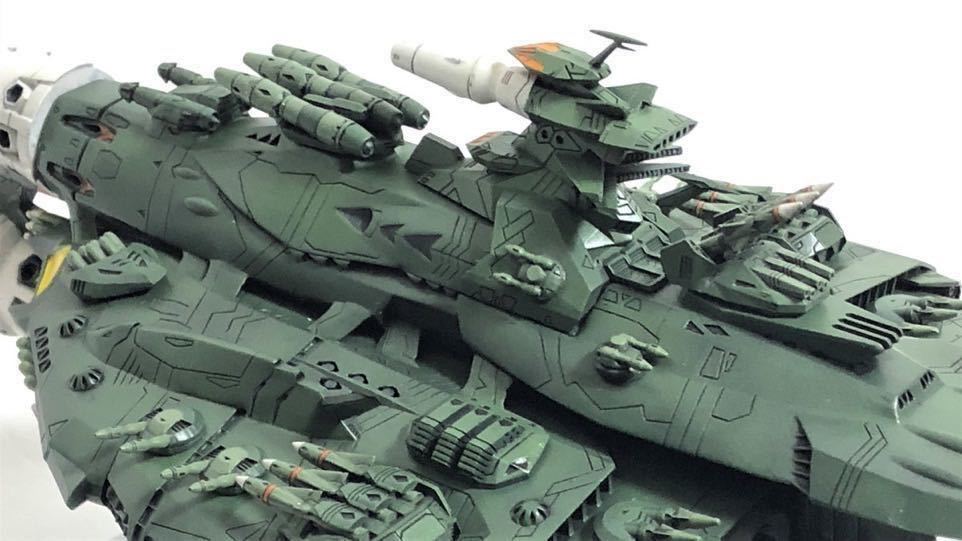 工房渕 1/1000 ガトランティス 前期ゴストーク級ミサイル戦艦 工房渕 1/1000 ガトランティス 前期ゴストーク級ミサイル戦艦