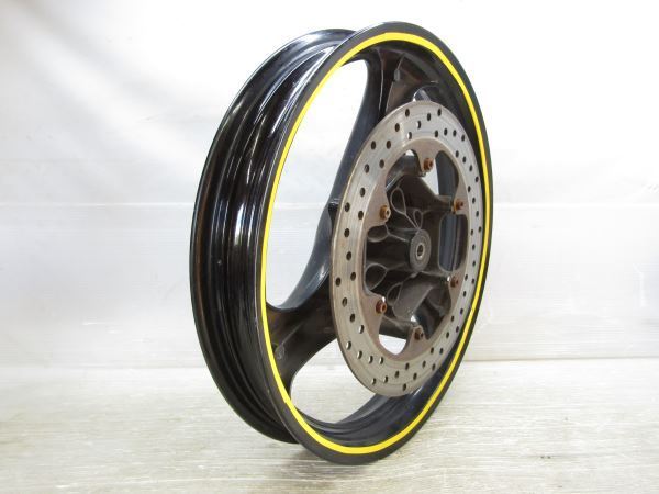 RS50*ZD4MMA* original front wheel /2.15×16 axle 12Φ! disk remainder thickness approximately 3.2mm search number 18A108
