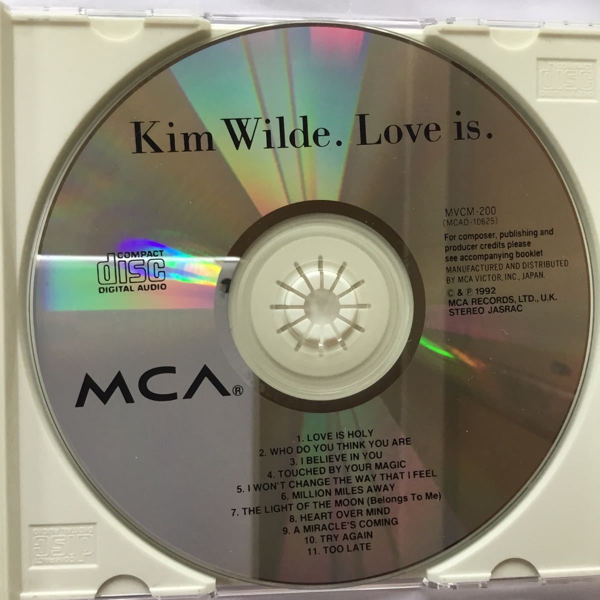 【国内盤帯付き】キム・ワイルド / KIM WILDE / LOVE IS /中古CD 送料無料