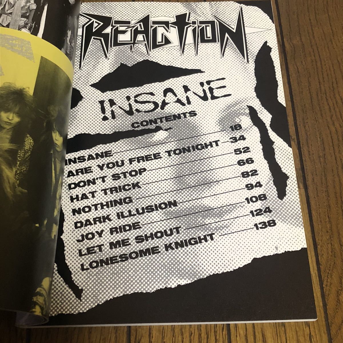 リアクション バンドスコア REACTION INSANE インセイン スコア リアクション バンドスコア REACTION INSANE インセイン スコア