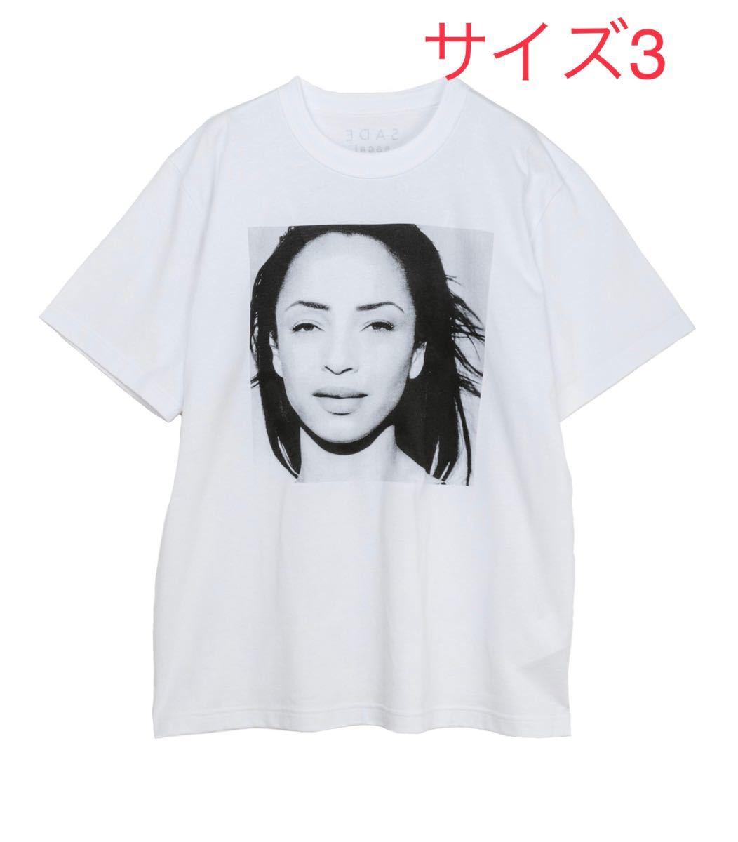 新品未使用sacai sade Tシャツサイズ3 白ホワイトサカイシャーデー