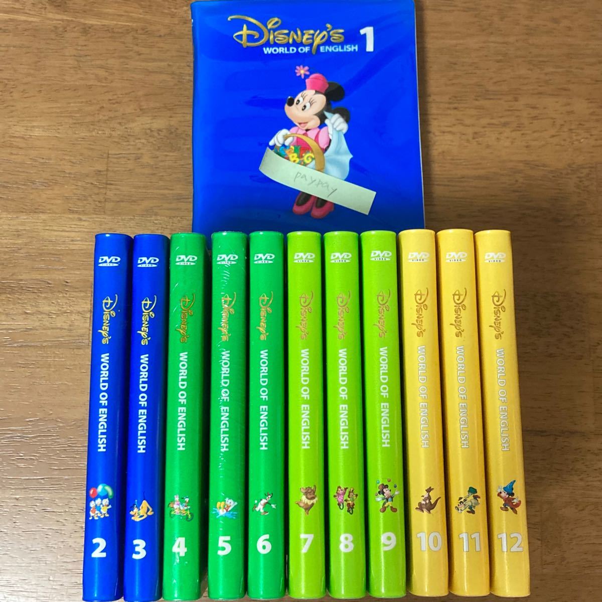 ストレートプレイ ディズニー英語システム DVD ワールドファミリー 旧