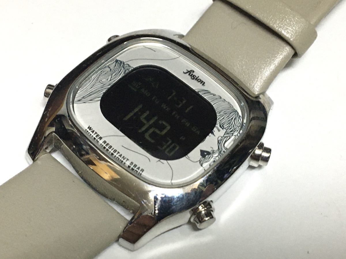 良品 稼働品 セイコー アルバ フュージョン クリエイターズ コラボ 限定 メンズ レディース 腕時計 AFSM703 SEIKO ALBA fusion