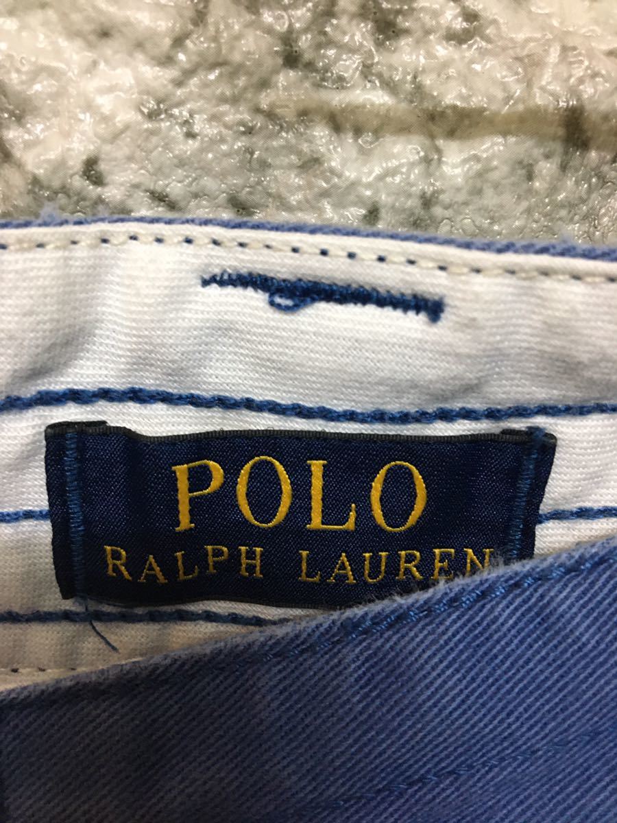 ビックサイズ ラルフローレン カーゴ ハーフ パンツ 100cm メンズ ショートパンツ コットンパンツ ボトムス Ralph Lauren ブルー 半ズボン_画像5