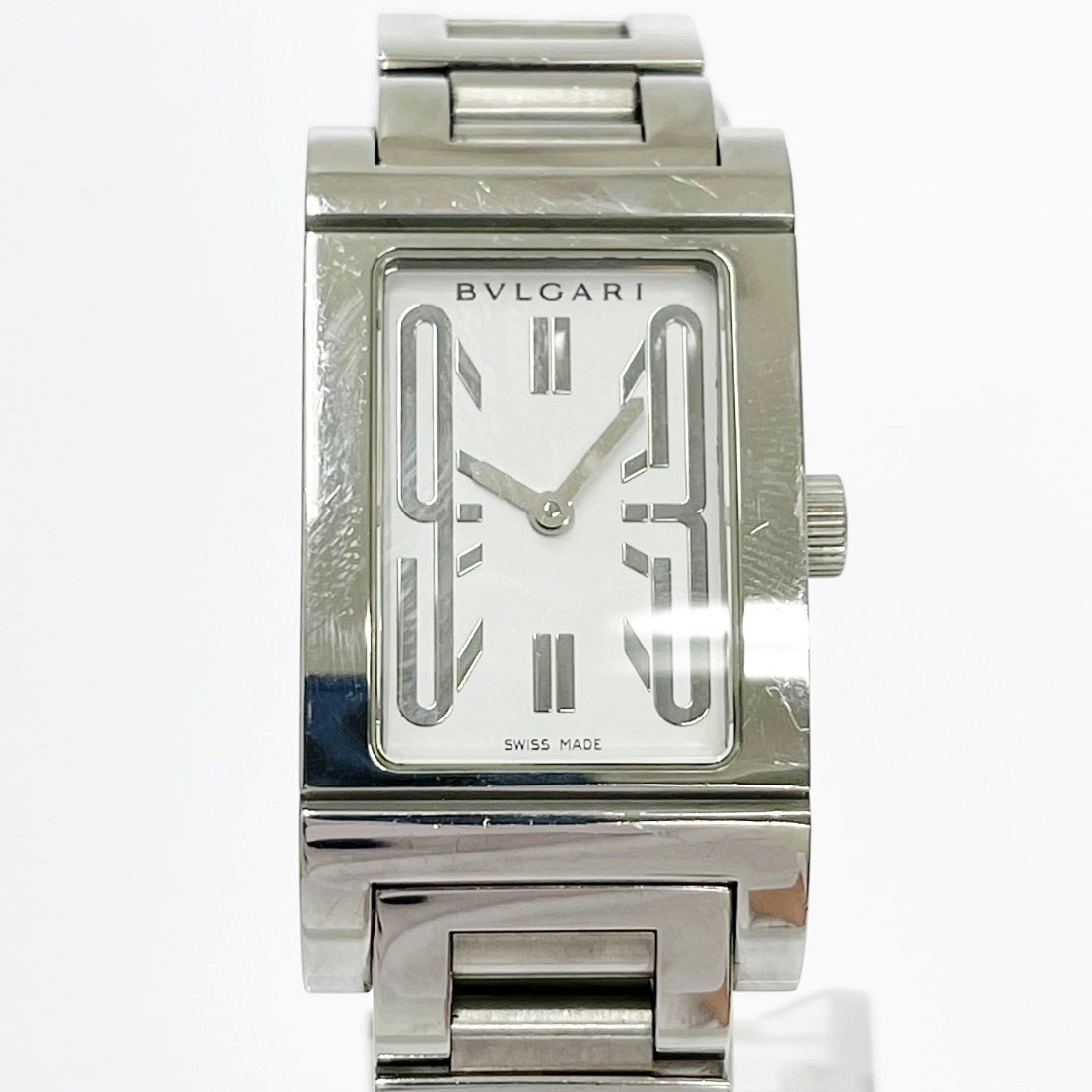 1円スタート】【良品・箱付き】 BVLGARI ブルガリ RTC39S レッタンゴロ