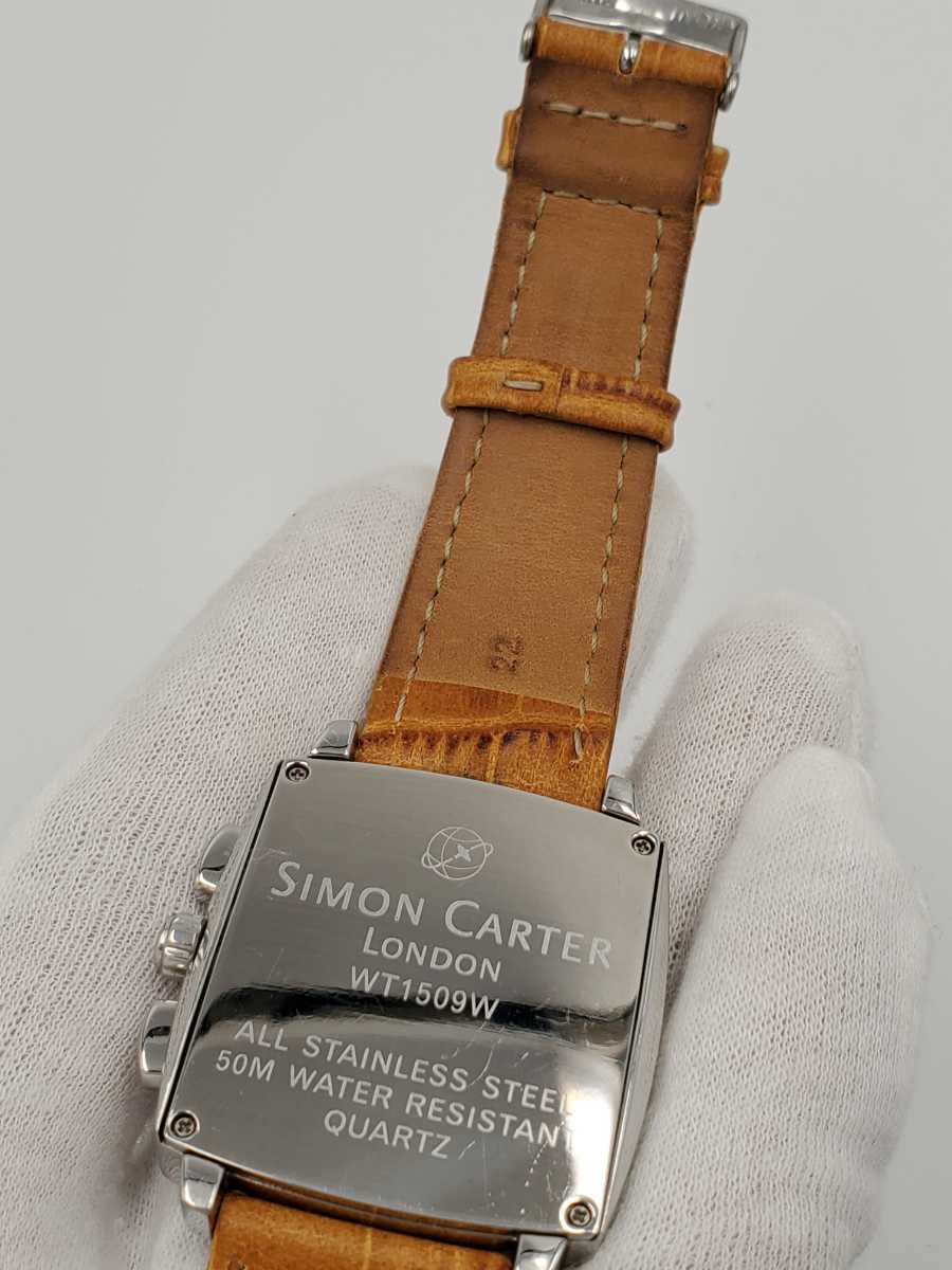 人気の春夏 SIMON CARTER メンズ腕時計 WT1509W クロノグラフ その他