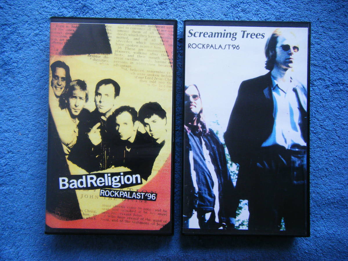 即決中古VHSビデオ2本・コレクターズ・PROSHOT? グランジ系「Bad Religion / ROCK PALAST '96」「Screaming Trees / ROCK PALAST '96」_画像1