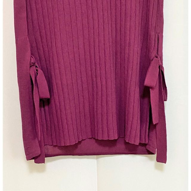  Moussy lady's knitted no sleeve the best violet 