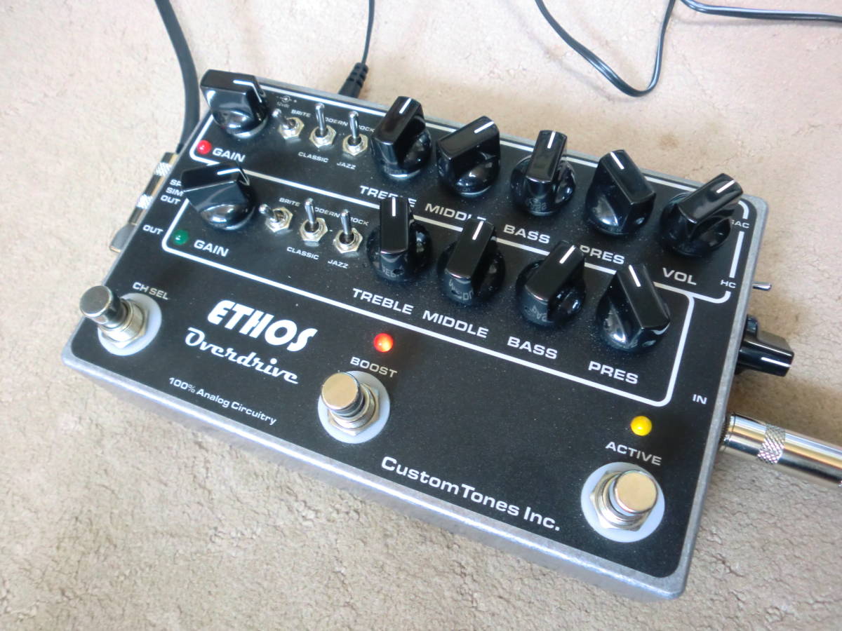 Custom Tones ETHOS Overdrive Preamp 極上のダンブルサウンド Dumble