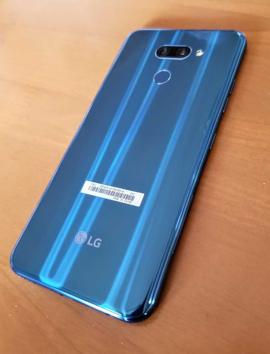 LG K50 ブルー　美品