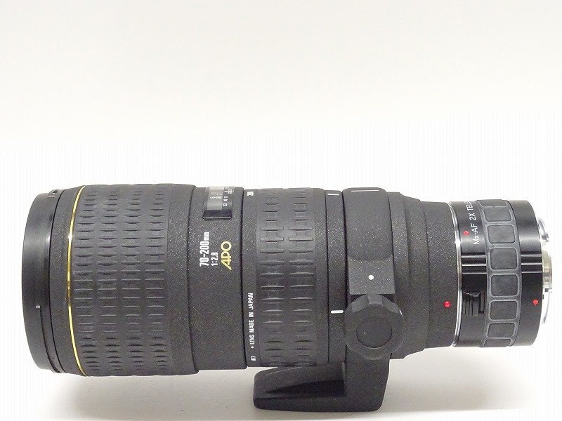 *0SIGMA APO 70-200mm F2.8 EX/Kenko Mx-AF 2X TELEPLUS MC7 camera lens Sigma tere converter / case attaching 0*012632003m0*