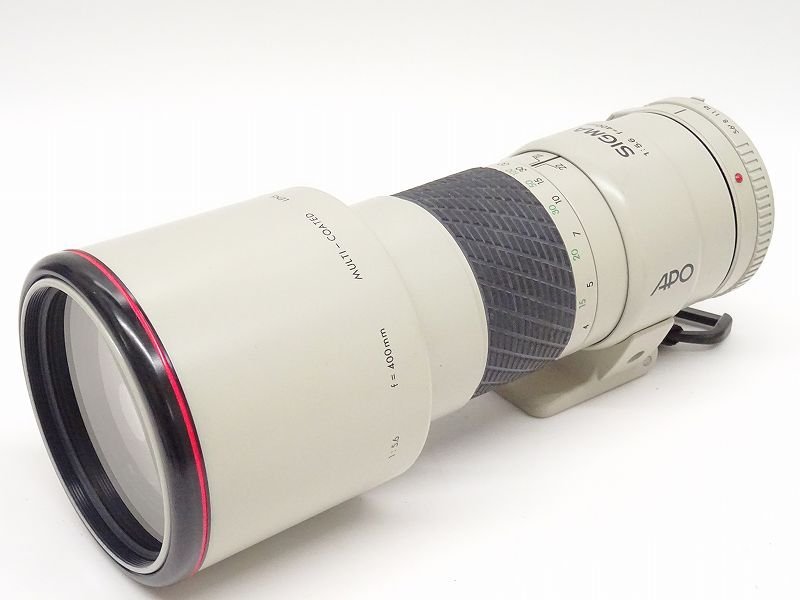 *0SIGMA APO 400mm F5.6 camera lens seeing at distance single burnt point Sigma 0*0126290050*