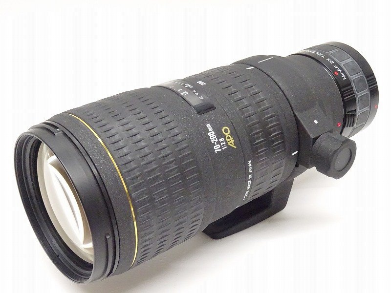 *0SIGMA APO 70-200mm F2.8 EX/Kenko Mx-AF 2X TELEPLUS MC7 camera lens Sigma tere converter / case attaching 0*012632003m0*