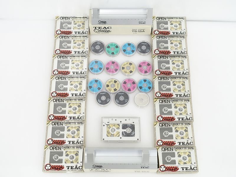 □□【未使用】TEAC OPEN CASSETTE 14個/NT-50/TS-15A オープン □□【未使用】TEAC OPEN CASSETTE 14個/NT-50/TS-15A オープン