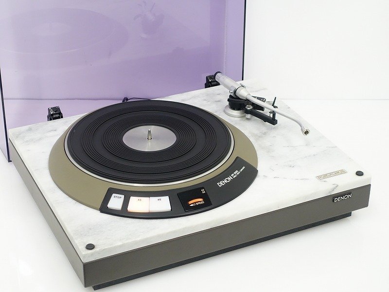 □□DENON DP-3000/DP-3750/DA-307 天然大理石 レコードプレーヤー