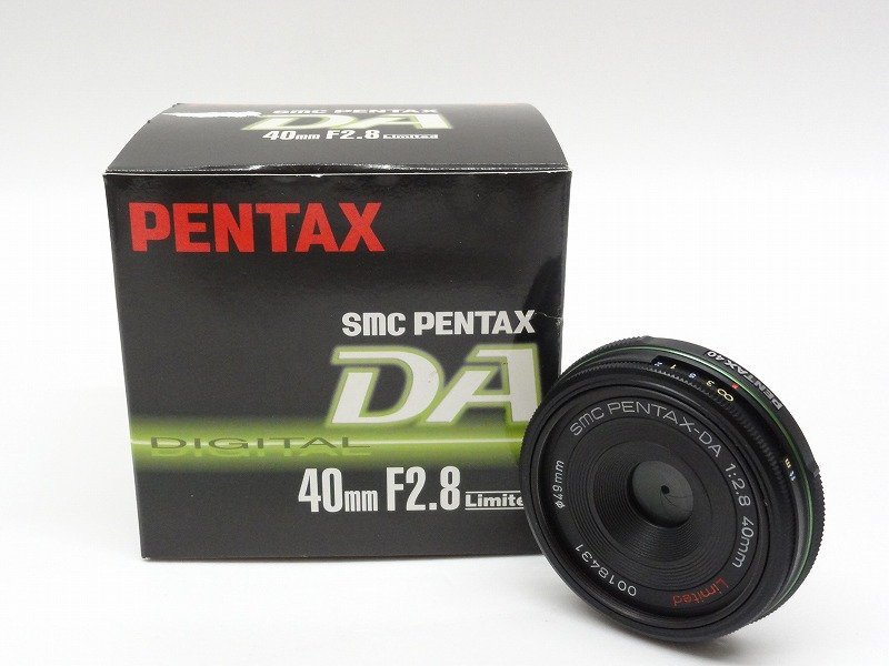 HD PENTAX-DA 40mmF2.8 Limited ブラック 標準単焦点レンズ APS-Cサイズ用超軽量薄型パンケーキレンズ