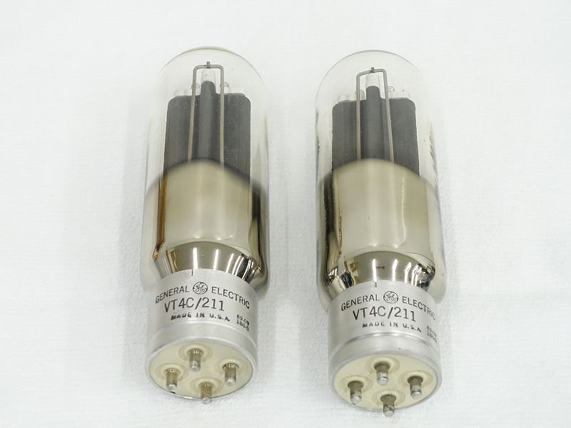 早い者勝ち GENERAL ELECTRIC VT4C/211 真空管 2本セット 製品