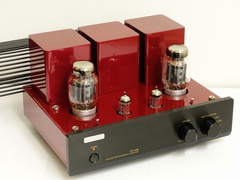 【美品】TRIODE TRK-3488 真空管 プリメインアンプキット 創立15周年記念モデル トライオード 完成品 012247001-2