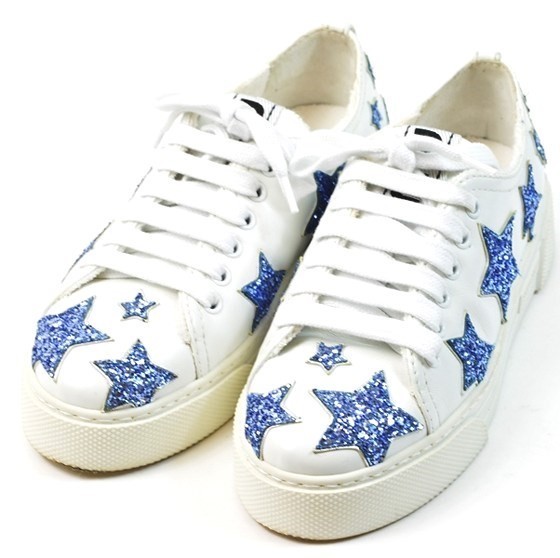 [ beautiful goods ] MiuMiu sneakers lady's lame 