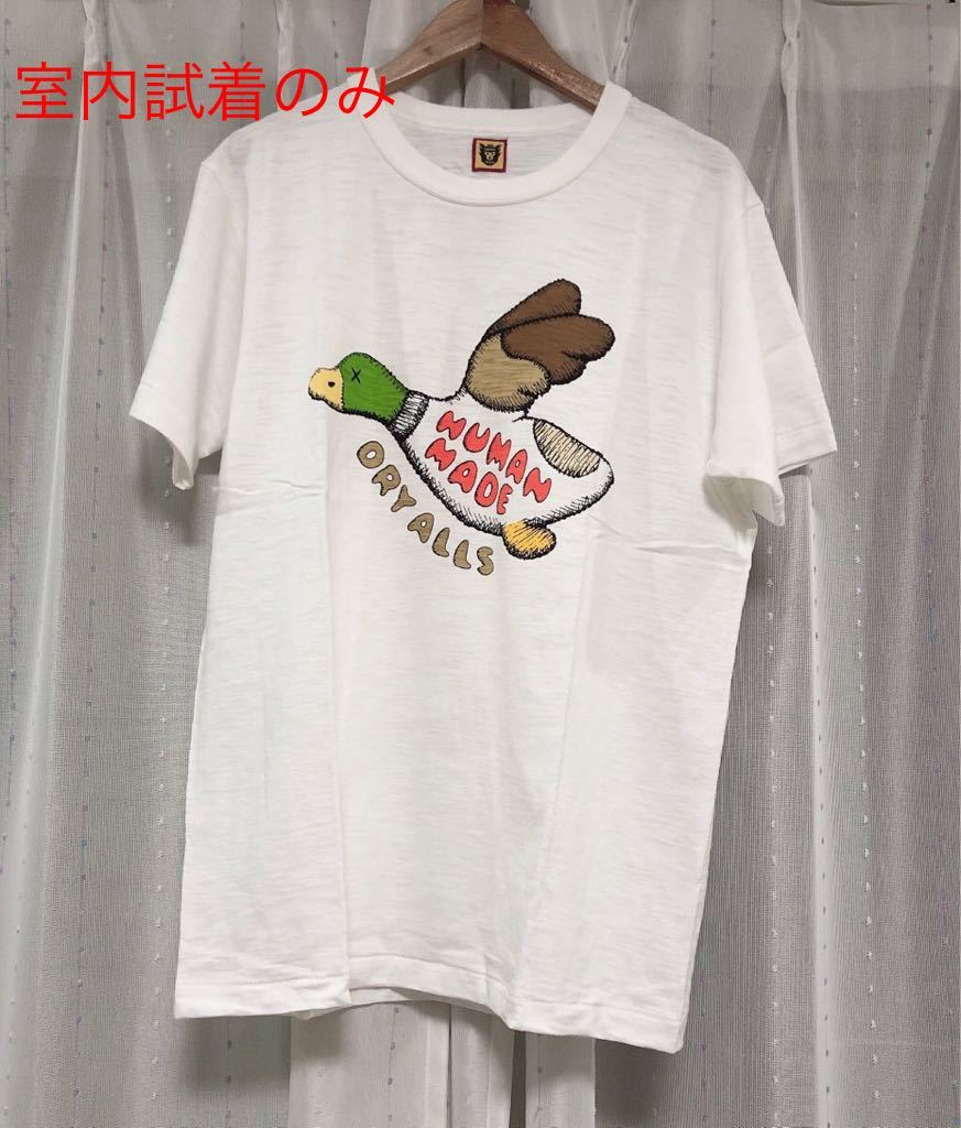 XL HUMAN MADE Tシャツ Kaws ヒューマンメイド カウズ コラボ 鴨