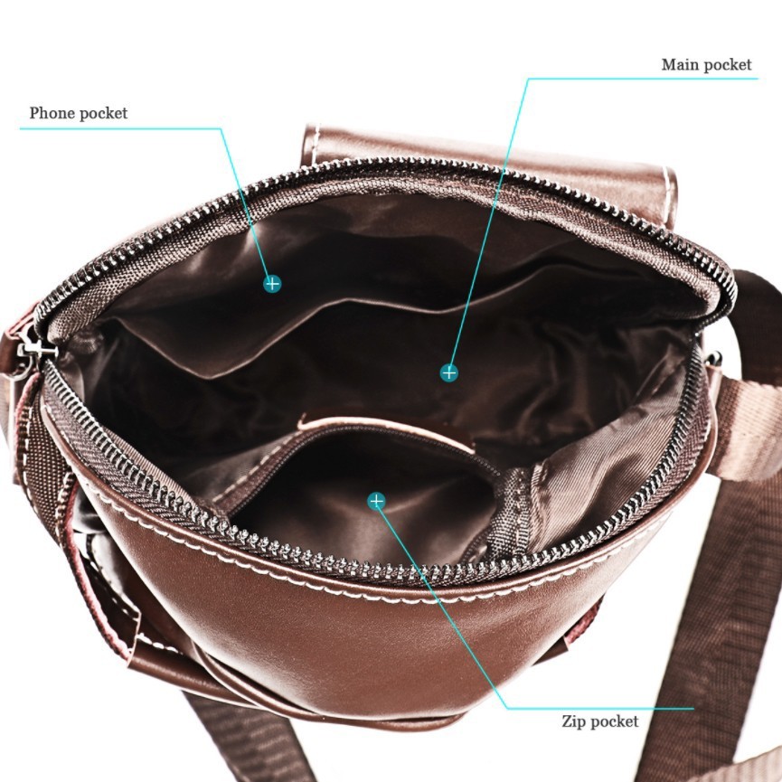 セカンドバック　ショルダーバック　高級牛革　２Ｗａｙ　多機能　ポケット収納 茶色　斜め掛けバッグ 高品質 ショルダーバッグ 