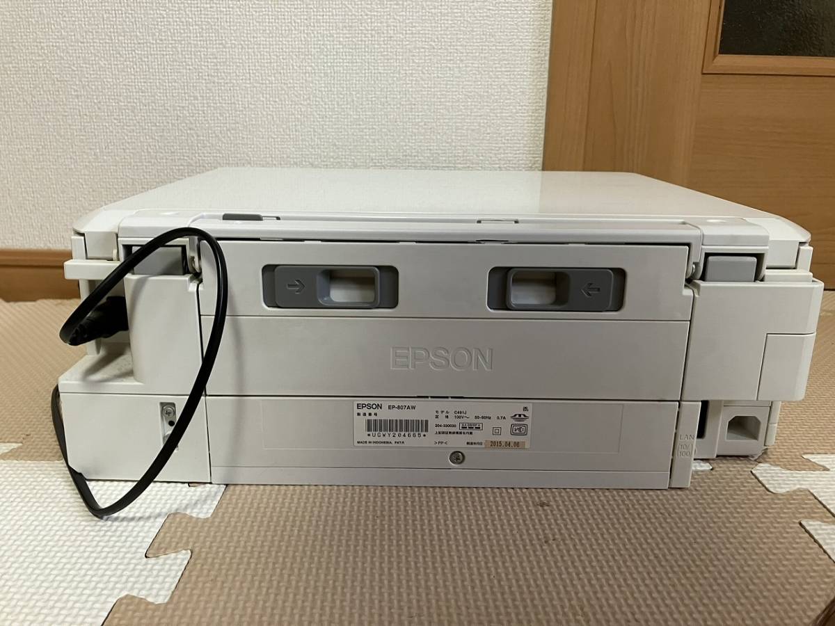 1円 EPSON EP-807AW エプソン プリンター Wi-Fi 無線 タッチパネル 